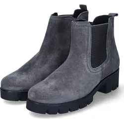 Gabor Stiefelette 710.19 - Elegante Damenstiefelette aus Rauleder, Braun - Wanderschuhe mit hochwertigem Rauleder, komfortable gepolsterte Decksohle und rutschhemmender Laufsohle - ideal für stilvolle Freizeitlooks!