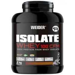 Weider Isolate Whey 100 CFM 2 Kg - Hochwertige Molkenproteine für Muskelaufbau - Molkenproteine mit 100% isolierter Whey-Proteinqualität, ideal für Sportler, die auf höchste Reinheit und schnelle Regeneration setzen.
