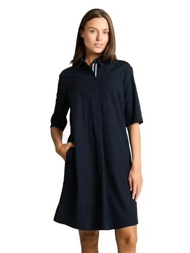 TOM TAILOR Damen 1051805 Kleid, Sky Captain Blue, Größe 34 in blau von Tom Tailor