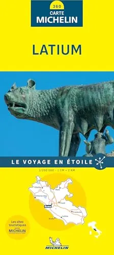 Lazio: 1:200000 (Michelin kaart