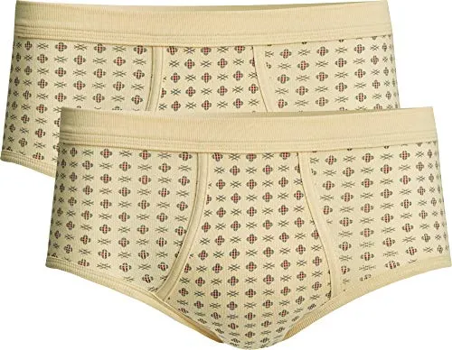 con-ta Herren-Slip 2er-Pack Feinripp Sand Größe 9