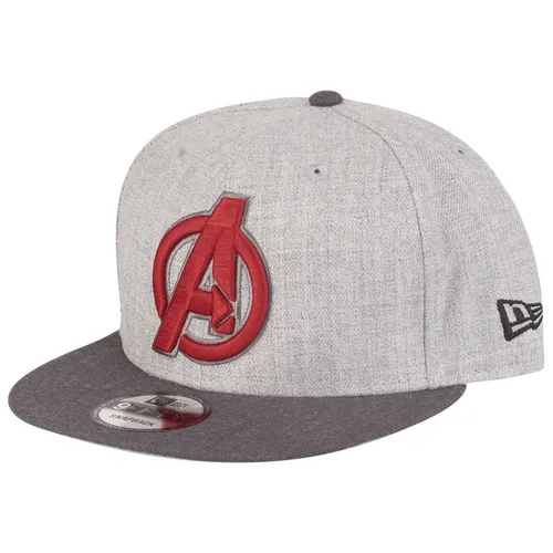 New Era 9Fifty Snapback Marvel Comics Cap - HEATHER Avengers - Hüte & Mützen für Herren, stylischer Snapback-Style mit Avengers-Design, ideal für Freizeit und Sommeraktivitäten.