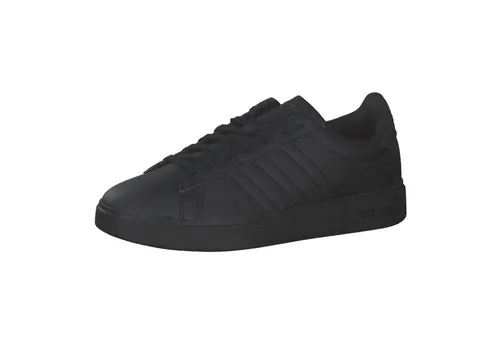 adidas Grand Court 2.0 Schuhe - core black - Herren Freizeit Sneaker mit Cloudfoam Comfort Dämpfung für ultimativen Tragekomfort. Hergestellt aus mindestens 50% recycelten Materialien, ideal für einen nachhaltigen Look.