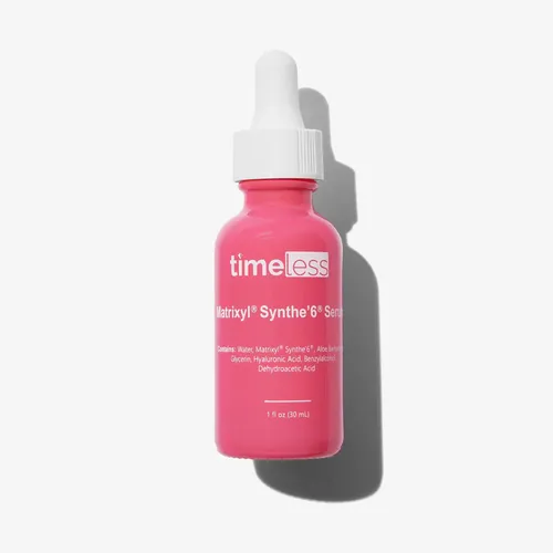 Timeless Skin Care Matrixyl Synthe'6 Serum - Peptide Gesichtsserum mit Hyaluronsäure - Tagespflege für strahlend schöne Haut: Hochdosiertes Peptid-Serum mit Hyaluronsäure und Aloe Barbadensis, fördert die Kollagenproduktion und spendet intensive Feuchtigkeit für ein pralleres Hautbild.