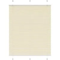 vidaXL Plissee Creme 110x150 cm - Faltrollo für Fenster - Plissee in Creme, ideal für Sicht- und Sonnenschutz, langlebig und pflegeleicht. Perfekt für stilvolle Raumgestaltung ohne Bohren!