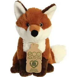 Aurora World Eco Nation Fuchs 23cm - Plüschtier aus recycelten Kunststoffen, umweltfreundlich und perfekt für Kinder ab Geburt