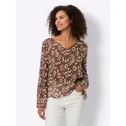 heine Klassische Bluse Druckbluse Langarm von Heine