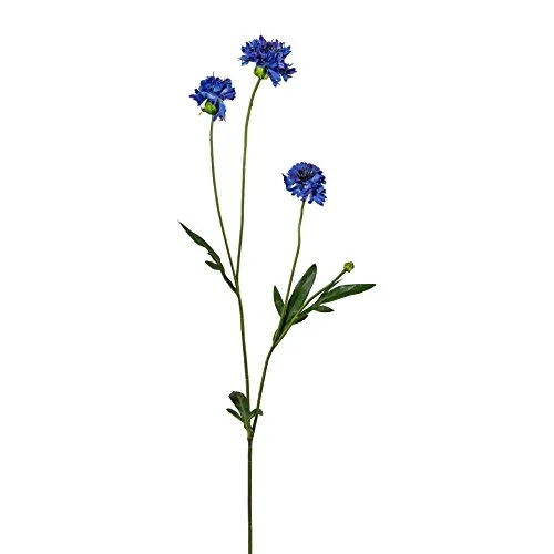 Gasper Kunstblume Kornblume ca 59 cm. Kornblumen in BLAU.