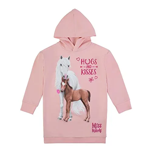 Miss Melody Mädchen Kleid 76048 rosa, Größe 128, 8 Jahre - Funktionsjacken – Stylisches und bequemes Kleid für Mädchen, ideal für Freizeitaktivitäten und besondere Anlässe.