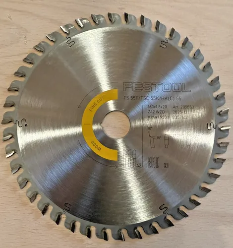 Festool Kreissägeblatt Wood Fine Cut HW 160x1,8x20 von Festool