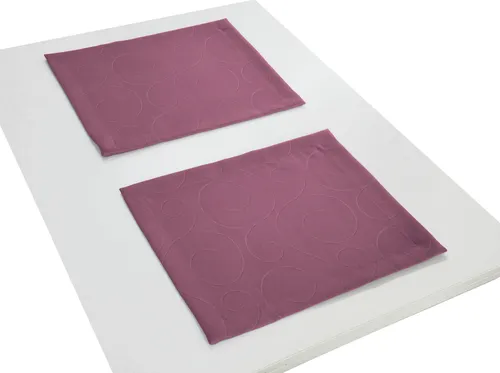 Wirth Platzset Neufahrn, 2er Pack - Stylische Platzsets im 2er Set, passend zu den Tischdecken aus der Neufahrn-Serie. Ideal für eine ansprechende Tischgestaltung in verschiedenen Farben. Perfekt für jeden Anlass!
