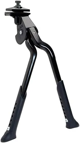 RBRL Fahrradständer, Doppelbein Center Mount, Schwere Verstellbare Fahrrad Ständer, für 24-29 Zoll Verstellbare Fahrräder, Aluminium-Legierung Fahrradständer E-Bike