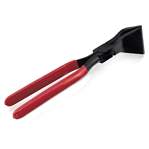 Bituxx Falzzange Falzen Werkzeug Biegezange Blechzange Karosseriezange Abkantzange 45° Rot