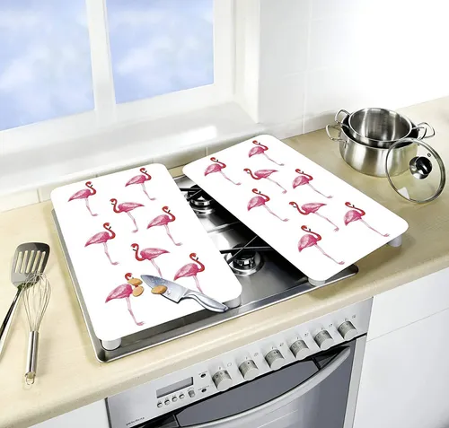 Herdabdeckplatten Universal Flamingo