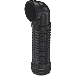 Flexibler Anschluss mit Bogen 90° für Hänge WC, 205-370mm