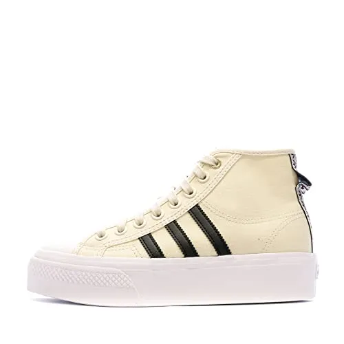 Adidas Nizza Platform Mid Sneaker, Naturfarben, Unisex, elfenbeinweiß, 40 EU