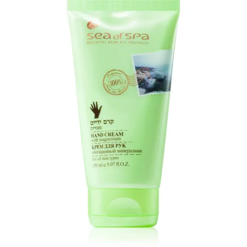 Sea of Spa Essential Dead Sea Treatment Handcreme 150 ml - Handcreme mit Mineralien aus dem Toten Meer, nährt und schützt die Hände langanhaltend vor Austrocknung. Für geschmeidige und gepflegte Hände, die den ganzen Tag schön aussehen.
