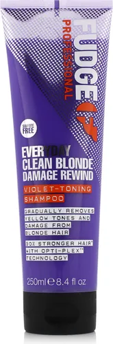 Fudge Everyday Clean Blonde Damage Rewind Shampoo sanftes Shampoo für jeden Tag für blondes und meliertes Haar 250 ml