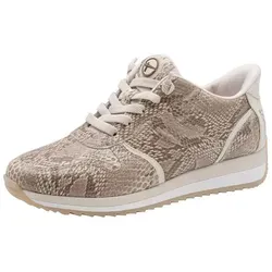 Tamaris WIDE FIT Sneaker T-FLOW EFFECT beige|weiß 41 EU von Tamaris
