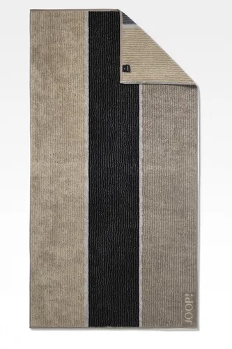 JOOP! 1658 Duschtuch Signature Stripes 80 x 150 cm Grau in grau von JOOP!