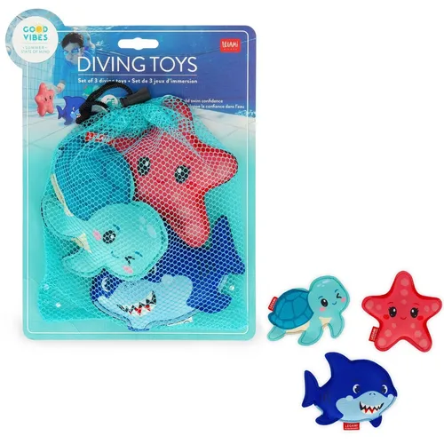 Legami 3er-Set Tauchspiele Tauchfiguren aus Neopren