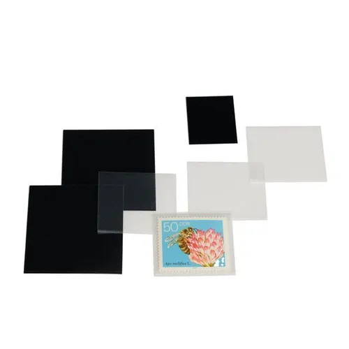 HAWID-Zuschnitt 61x36 mm, schwarze Trägerfolie