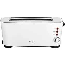 ECG ST 13730 Toaster – 4 Scheiben, Weiß