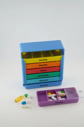 Wochenspender Tablettenbox Medikamentenbox Pillenbox 7 Tage Groß Pillendose