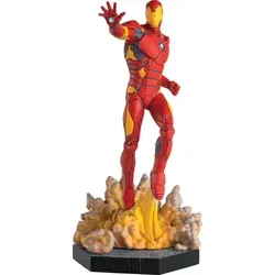 Marvel VS. Collection 1/16 Iron Man 16 cm - Spielfiguren im Maßstab 1:16, detailreiche handbemalte Statuette von Iron Man in dynamischer Angriffspose auf dramatischer Basis!