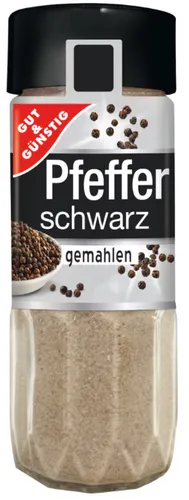 G&G Pieprz Czarny Mielony 50 g EDEKA ZENTRALE Stiftung & C 4311501435779