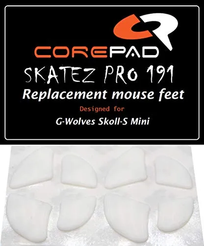 Corepad Skatez PRO 191 Ersatz Mausfüße für G-Wolves Skoll-S Small Mini