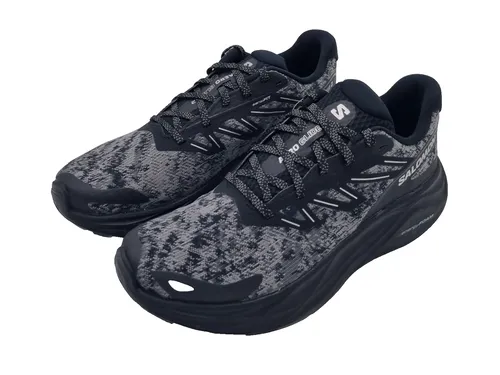 Salomon AERO GLIDE 2 Laufschuhe Herren - Komfort und Präzision in Größe 46 2/3 - Allrounder-Laufschuhe mit SensiFit Konstruktion für perfekten Halt; leichtes, atmungsaktives Obermaterial aus 3D-Mesh sorgt für optimale Belüftung.