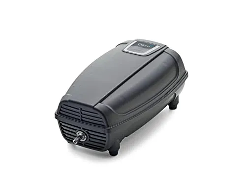 OASE 34064 AquaOxy 250 - Geräuscharmer Teichbelüfter - Belüftungsset für Gartenteiche bis 3 m³, sorgt mit 250 l/h für effektive Sauerstoffanreicherung und ist ideal für warme Sommermonate. Inklusive 10 m Luftschlauch für flexible Nutzung.