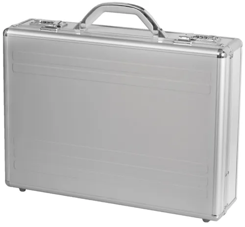 Aktenkoffer Alu Octan silber Alumaxxx 45103 - 45x34x12 cm, stilvoll und robust für professionellen Einsatz