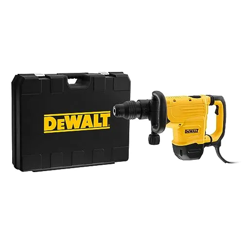 DEWALT Meisselhammer SDS-Max 8kg 1600Watt – Leistungsstarker Hammer mit minimalen Vibrationen - Bohrmaschinen – 13,3 Joule Einzelschlagenergie für effizienten Materialabtrag und ergonomisches Arbeiten dank reduziertem Vibrationsniveau.