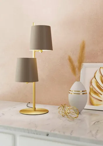 Eglo Tischlampe Almeida 2 in gold von EGLO