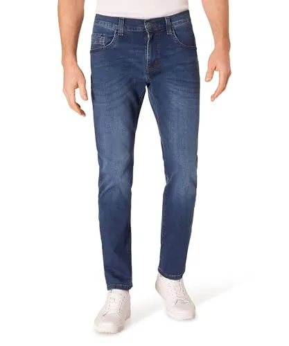 Pioneer Authentic Jeans Straight-Jeans Rando blau 32 - Casual Jeans in Regular Fit, aus elastischem Denim für optimalen Tragekomfort, ideal für jeden Anlass.