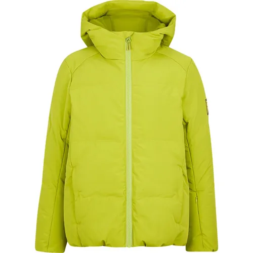 Ziener Awar-z Jacket Junior Unisex electric grass (262) 176 - Synthetische Kinder Isolationsjacke zum Skifahren mit 10.000 mm Wassersäule und atmungsaktiver ZIENER AQUASHIELD Membran für optimalen Schutz bei Wind und Wetter.