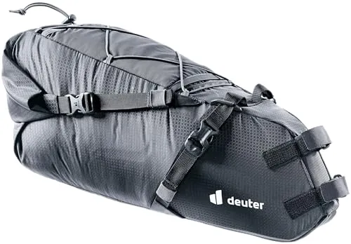 deuter Mondego SB 16 Satteltasche - praktische Fahrradtasche mit Rolltop, reflektierende Elemente und elastischem Kompressionszug für sicheres Verstauen