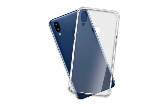 mtb more energy Smartphone-Hülle Clear Armor Case für Samsung Galaxy A10s, Transparente TPU Schutzhülle Case Backcover mit Anti-Shock Verstärkung