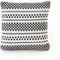 Andiamo Kissen Malena D373 Schwarz-Weiß 40 cm x 40 cm in schwarz von Andiamo