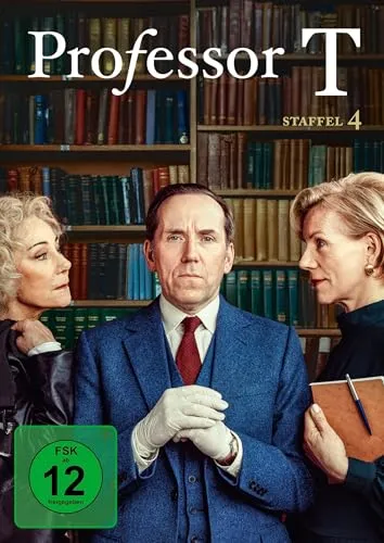 Professor T - Staffel 4 auf DVD, Neuheit 17.10.2025 - Fernsehserie, Staffel 4, FSK 12, spannende Krimigeschichten mit einem einzigartigen Protagonisten, ideal für Serienliebhaber.