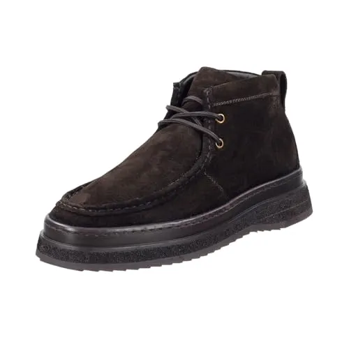 GANT Stiefelette Veloursleder Herren Gr. 44 - Espresso - Wanderschuhe mit warmem Futter, ideal für kalte Tage. Die herausnehmbare Innensohle und das weiche Veloursleder sorgen für Komfort und Stil.