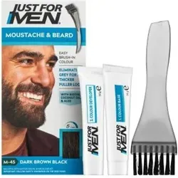 Just For Men Moustache & Beard Color Bartfarbe M45 Dark Brown Black
