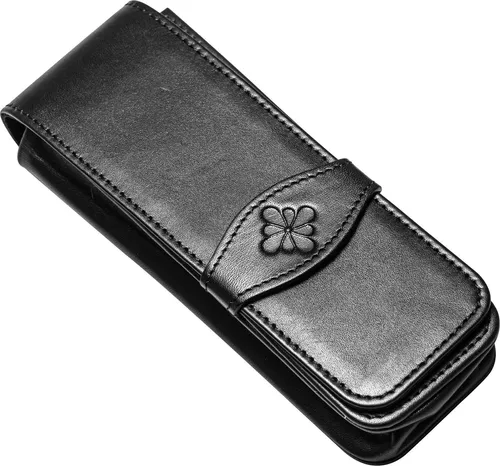 Lederetui für 3 Schreibgeräte - Hochwertiges Lederetui für 3 Schreibgeräte, stilvoll und ideal für Büro und unterwegs.