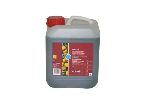 Biofa NACASA Universalreiniger 5L - Hautschonender Haushaltsreiniger, ideal für Böden, Möbel und Fensterrahmen. Effektive Reinigungskraft und umweltfreundlich.