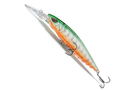 Nays MD MX 110 Medium Runner Wobbler 11cm - S-08 - Lockmittel für Barsch, Zander und Hecht, mit einer Schwimmtiefe von 1,2 - 1,5 m für effektives Angeln.