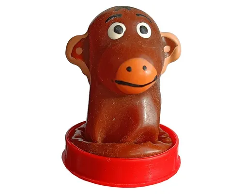 ERCO Kondome Scherzkondom mit Tierfigur Affe, 1 St., handbemalter Scherzartikel