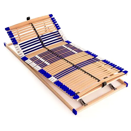 Stabiler Lattenrost Comfort 44® Vario in blau von Schlummerparadies