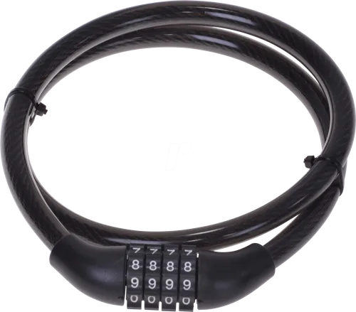 BIKE 43015 - Bike - Fahrrad-Zahlenschloss, Ø10mm, 80cm, schwarz